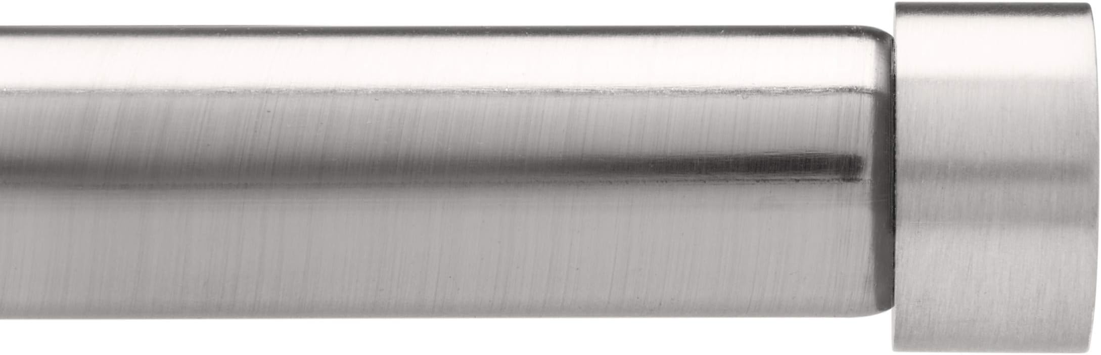 Umbra Cappa, 1-1/4” Adjustable Curtain Rod for Windows – 72 to 144” Drapery Rod, Nickel