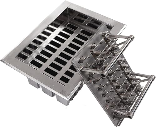 Miniatura 6 de 30PCS moldes caseros, helado de plata de acero inoxidable DIY helado con cubierta para el comercio