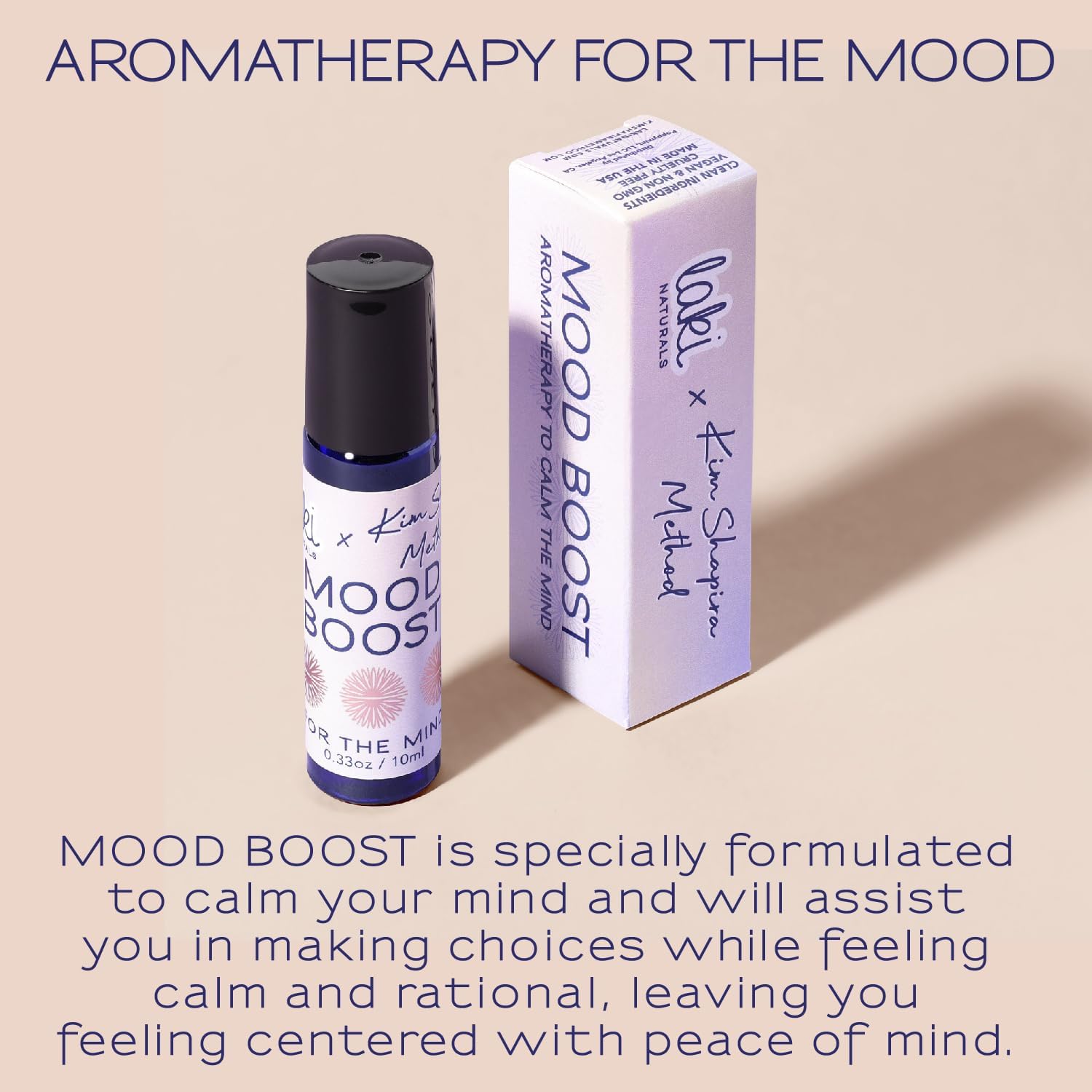 Laki Naturals Mood Boost Essential Oils Blend (10ml Roller Bottle) | Calming Aromatherapy for Emotional Balance | Sweet Orange, Bergamot, Neroli, Clary Sage and Chamomile