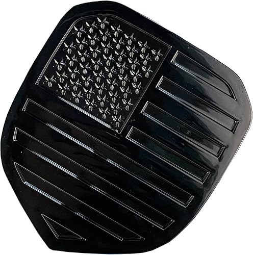 Miniatura 10 de HHLOU Blue Line - Emblema de bandera estadounidense para modelos de repuesto de rejilla frontal RAM  1500 2006-20182500 2009-20183500 2007-2018