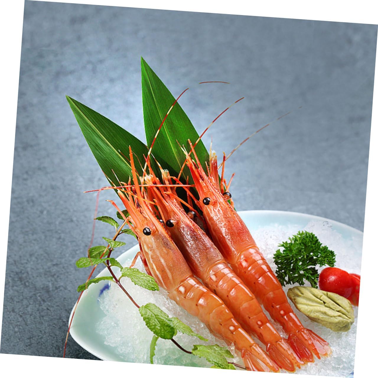 Garneck 100pcs Bamboo Leaves for Sushi Dish Decor Natural Sushi Plate Adornments for Sashimi Appetizers and Fresh Cuisine Presentation Japanese Style Bamboo Leaf Decorations