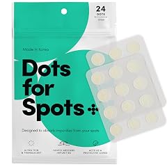 Dots for Spots Pimple Patches For Face - Stocking Stuffers - Fast Acting Translucent Hydrocolloid Zit Patches that