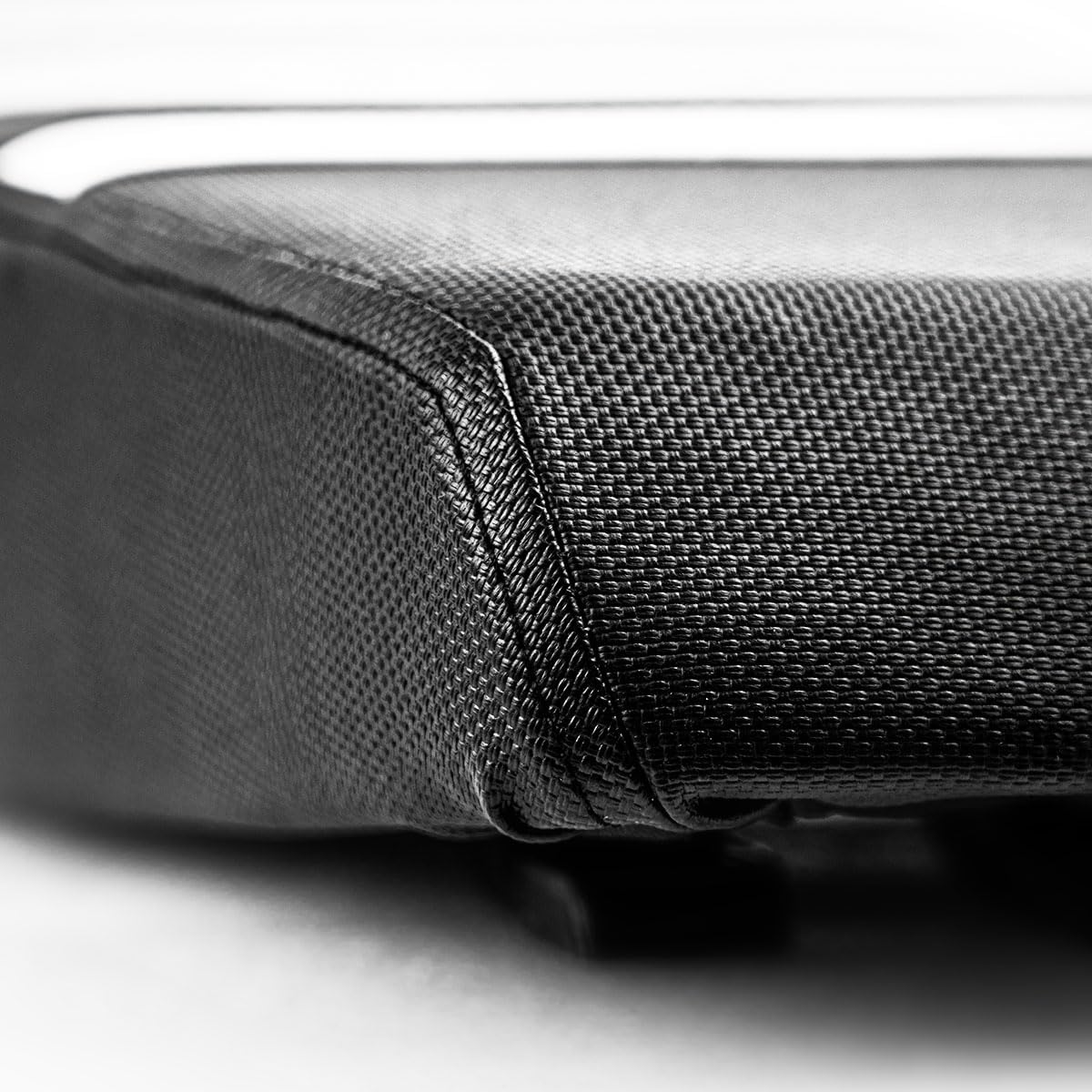 18" Racing Stripe Mini Bike Seat - Premium Non-Slip Design,Soft Comfort Upgrade Compatible with FRP GMB100 & Oryxearth,Classic Black & White Style