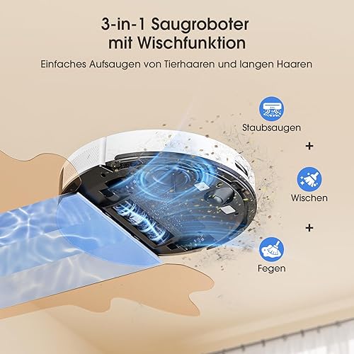 Lubluelu SL68 Robot Vacuum — galinė pusė