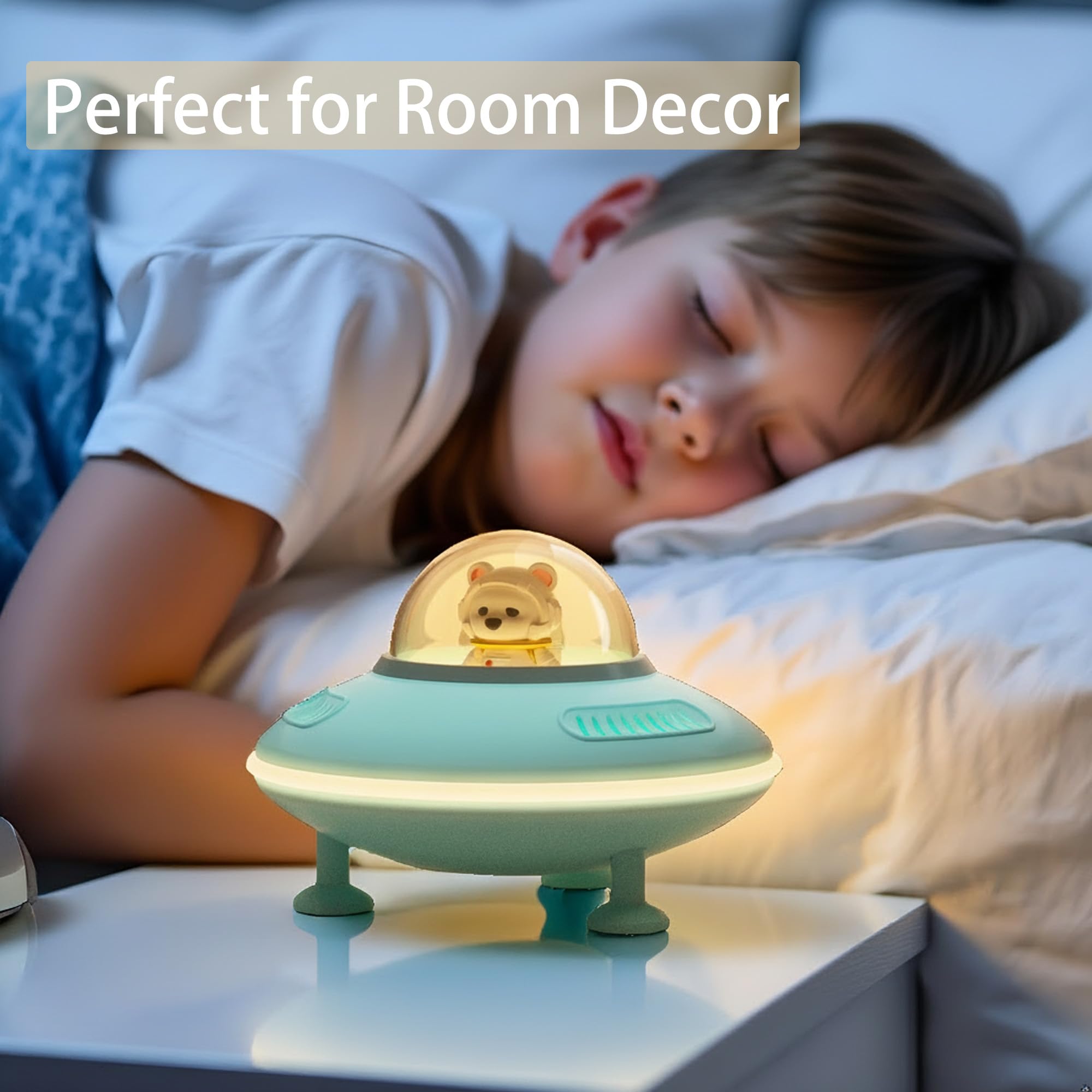 Mini haut-parleur Bluetooth avec lumières, petits haut-parleurs Bluetooth sans fil pour décoration de chambre mignonne, Bluetooth 5.4, disque USB, entrée auxiliaire et carte TF, cadeaux pour
