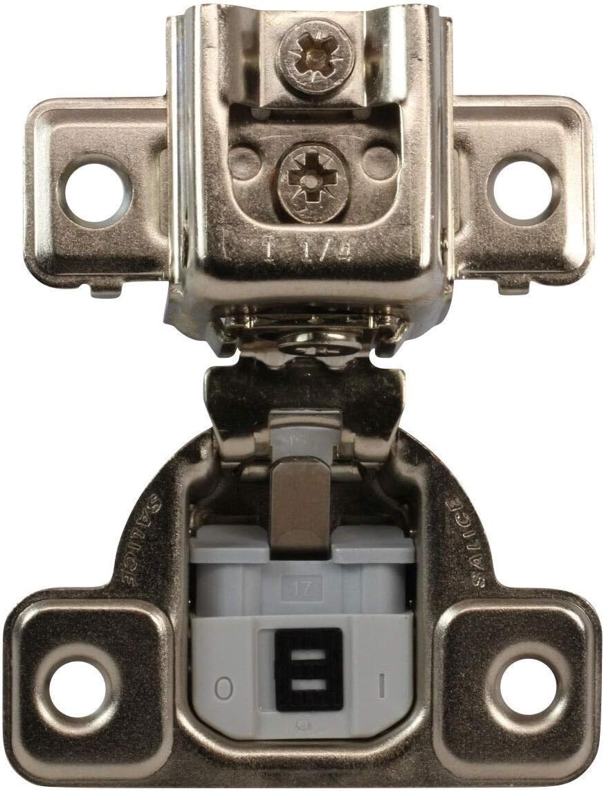 Salice 106-degree 1/2-inch Overlay Soft-Close Screw-on Face-Frame Hinge (Case of 25)