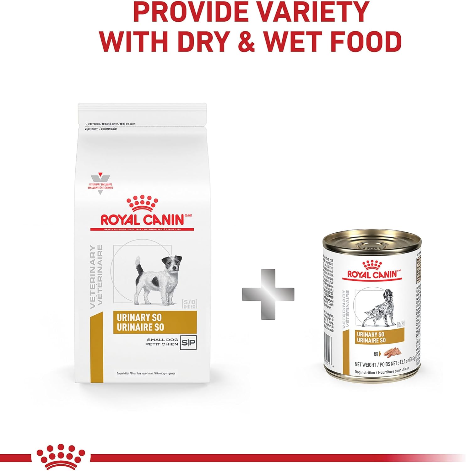 Royal Canin Veterinary Diet Canine Small Urinary SO Adult Dry Dog Food, 8.8 lb Bag