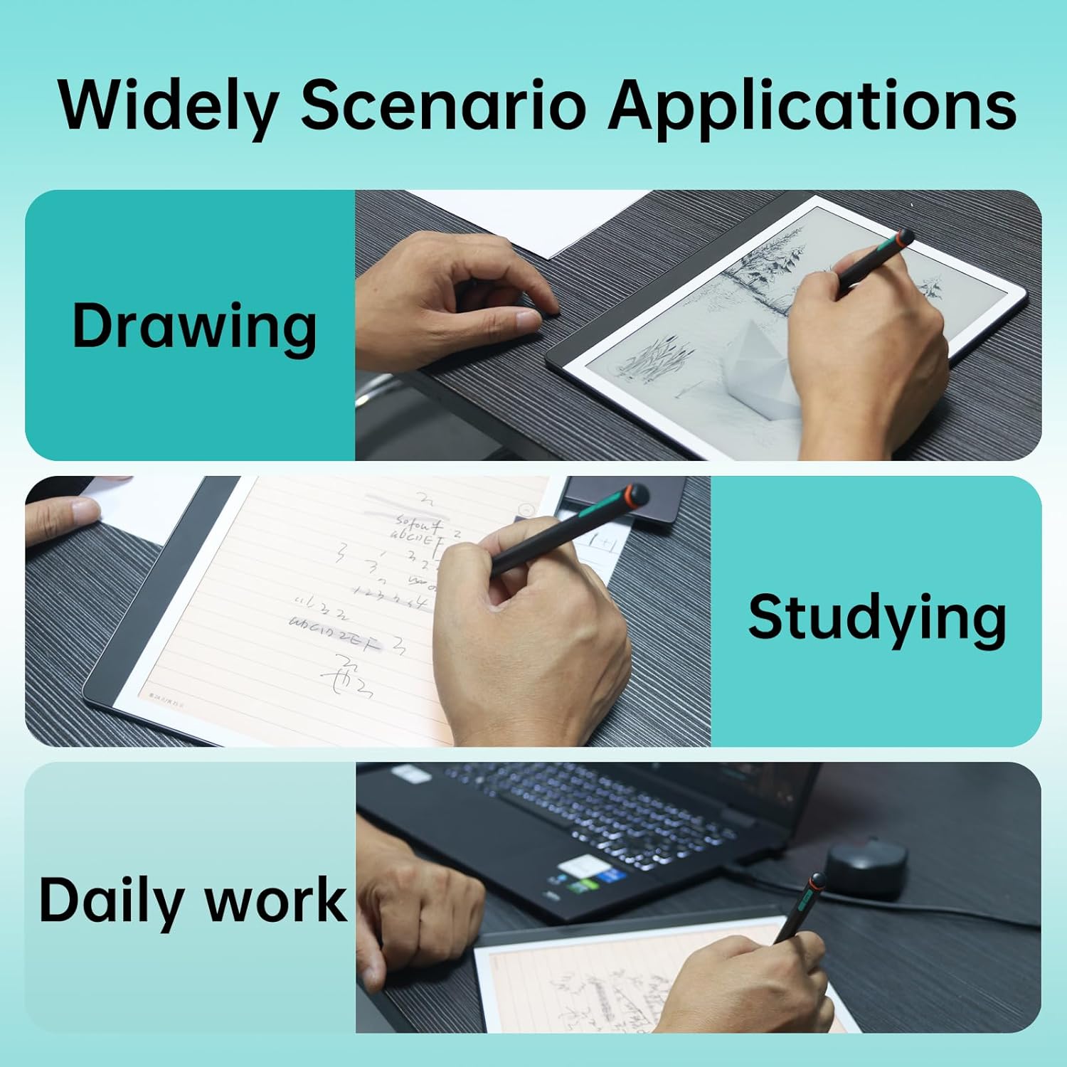 Replacement for Kindle Scribe(10.2" Model) Pen,Remarkable 2 Pen,Supports 4096 Levels of Pressure Sensitivity,Kindle Scribe Stylus with Eraser,Writing and Drawing(Not for 11" New Model)