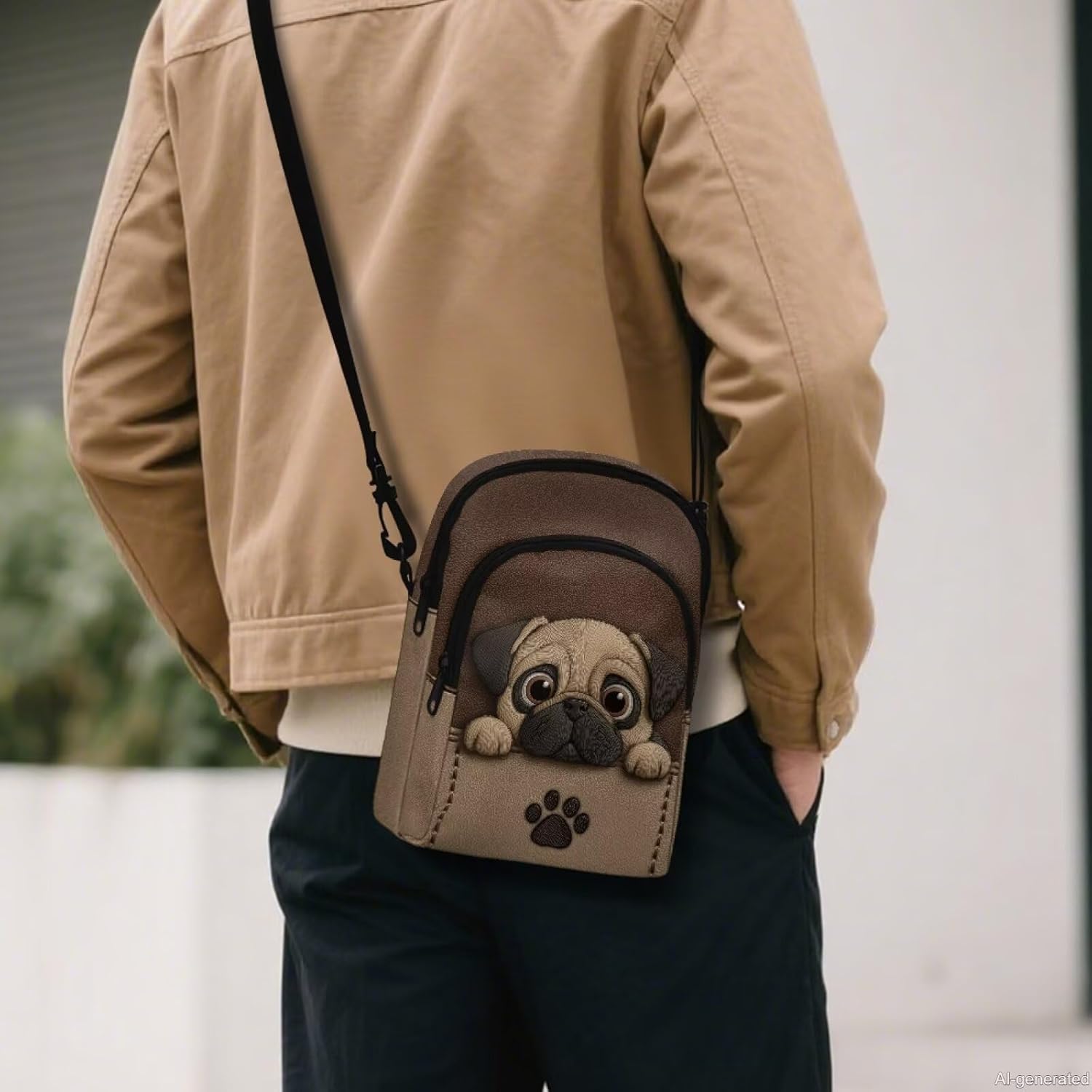 Lotusorchid Shoulder Bag for Women Crossbody, Portable Handbags Crossbody Cell Phone Bag Gift for Mom Wife Friends image 3