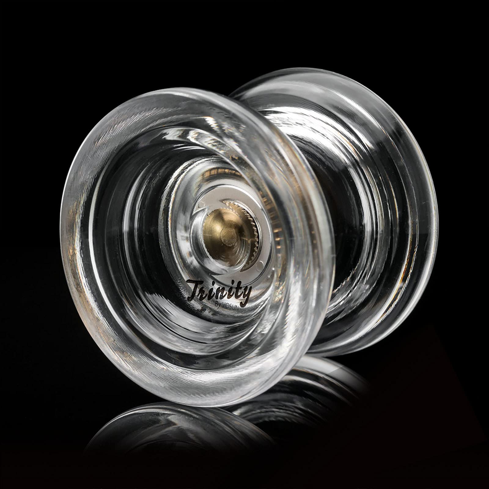 VOSUN Responsive Yoyo Trinity, Pro fingerspin yoyo design, Plastic Yo Yo for Kids Beginner, extra 3x3 magic cube gift 2in1 pack with 3 strings + 1 bag