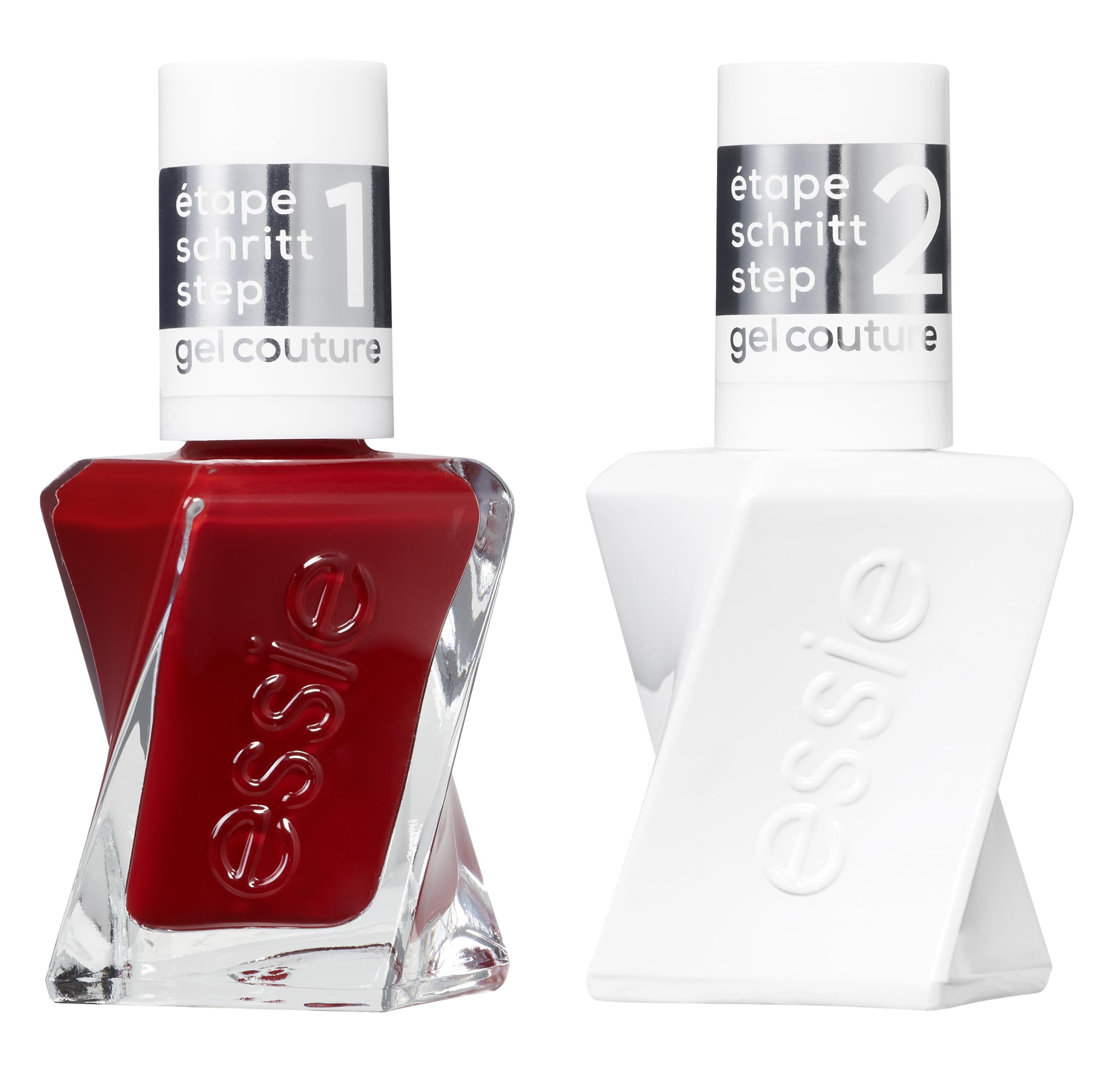 Essie Gel Couture Set in My Red Era (nr 00 Top Coat, nr 345 Bubbles Only)