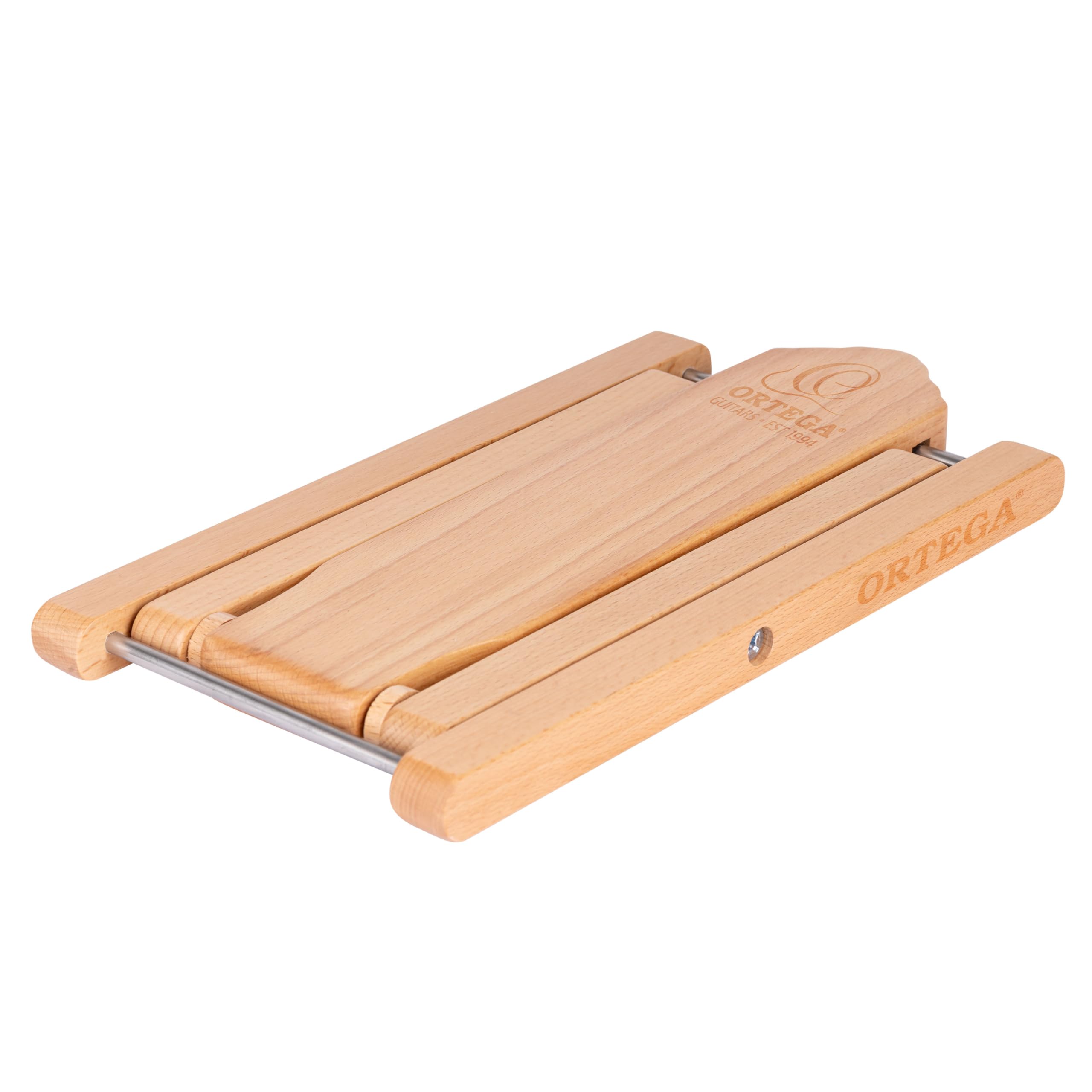 Ortega Guitars OWFS-1NT Ortega Guitars stabile Fußbank im Headstock Design aus massivem Ahorn mit seidenmattem Schutzlack, Natürlich