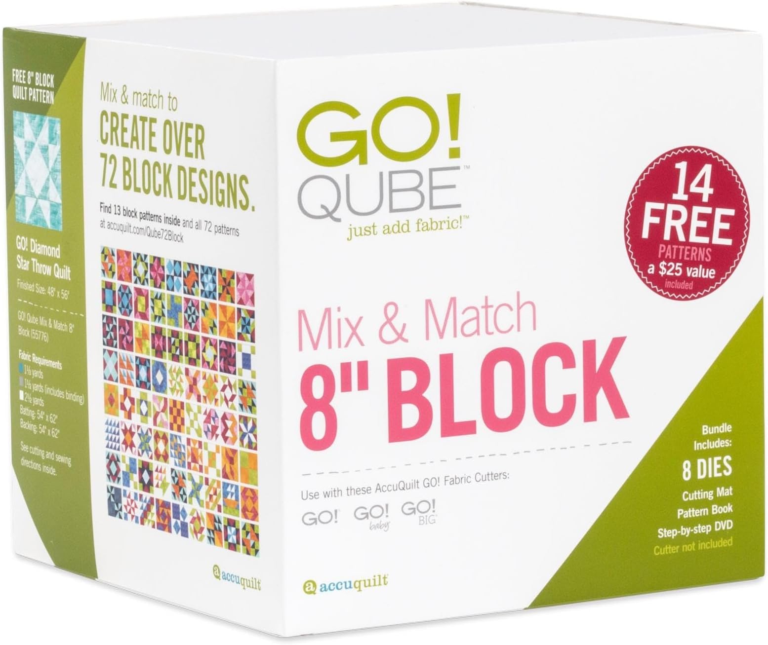 GO! Qube Mix & Match 8" Block