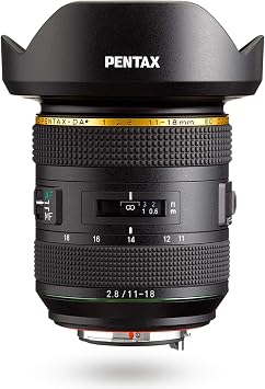 Pentax HD Pentax 0.4 - 0.7 inches 11 - 18 mm F2.8ED DC AW Large Aperture Super Wide Angle Zoom For APS-C Size Star Lens High Speed AF/DC Motor High Performance HD Coating Dustproof and Splashproof Construction Focus Clamp Function Pentax Monocular K Series is equipped with Image Stabilization inside the body