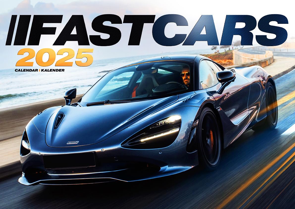 Fast Cars Calendar 2025