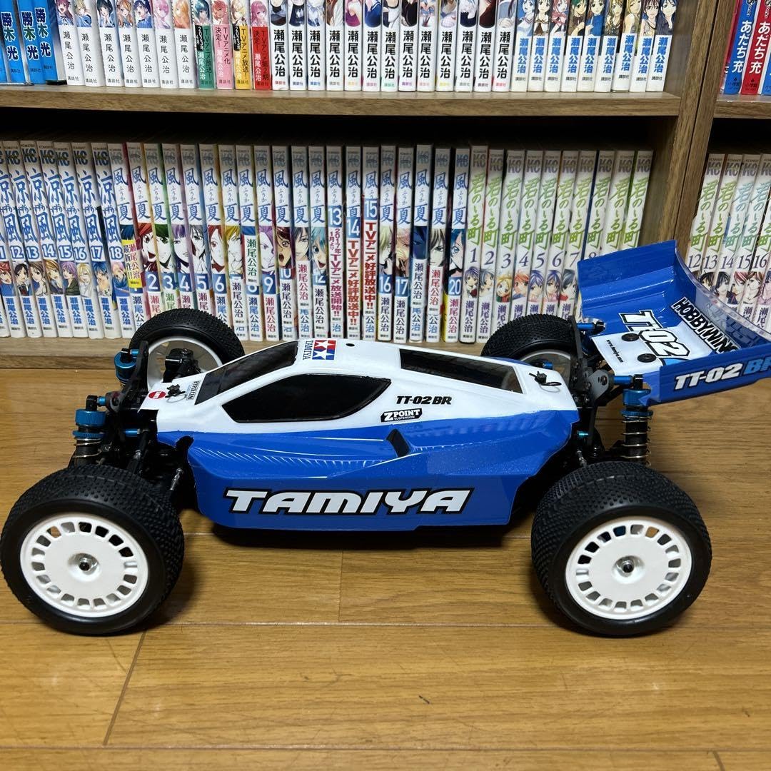 Amazon.co.jp: タミヤTT 02BR オプション多数未走行ブラシレス搭載  
