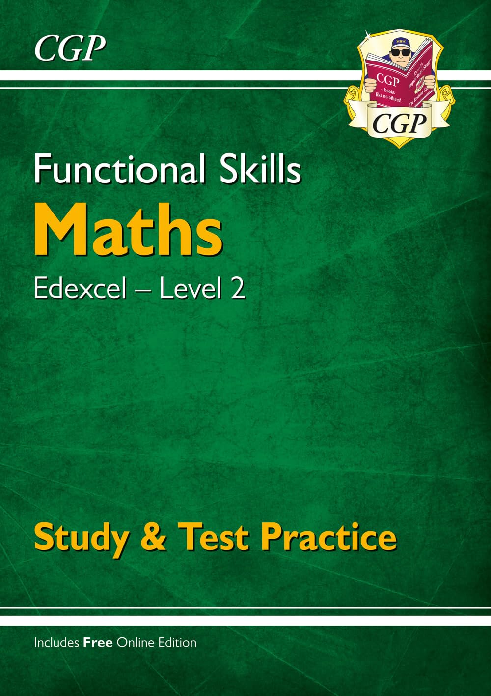 CGP Books Functional Skills Maths Edexcel Level 2 Study & Test Practice Book