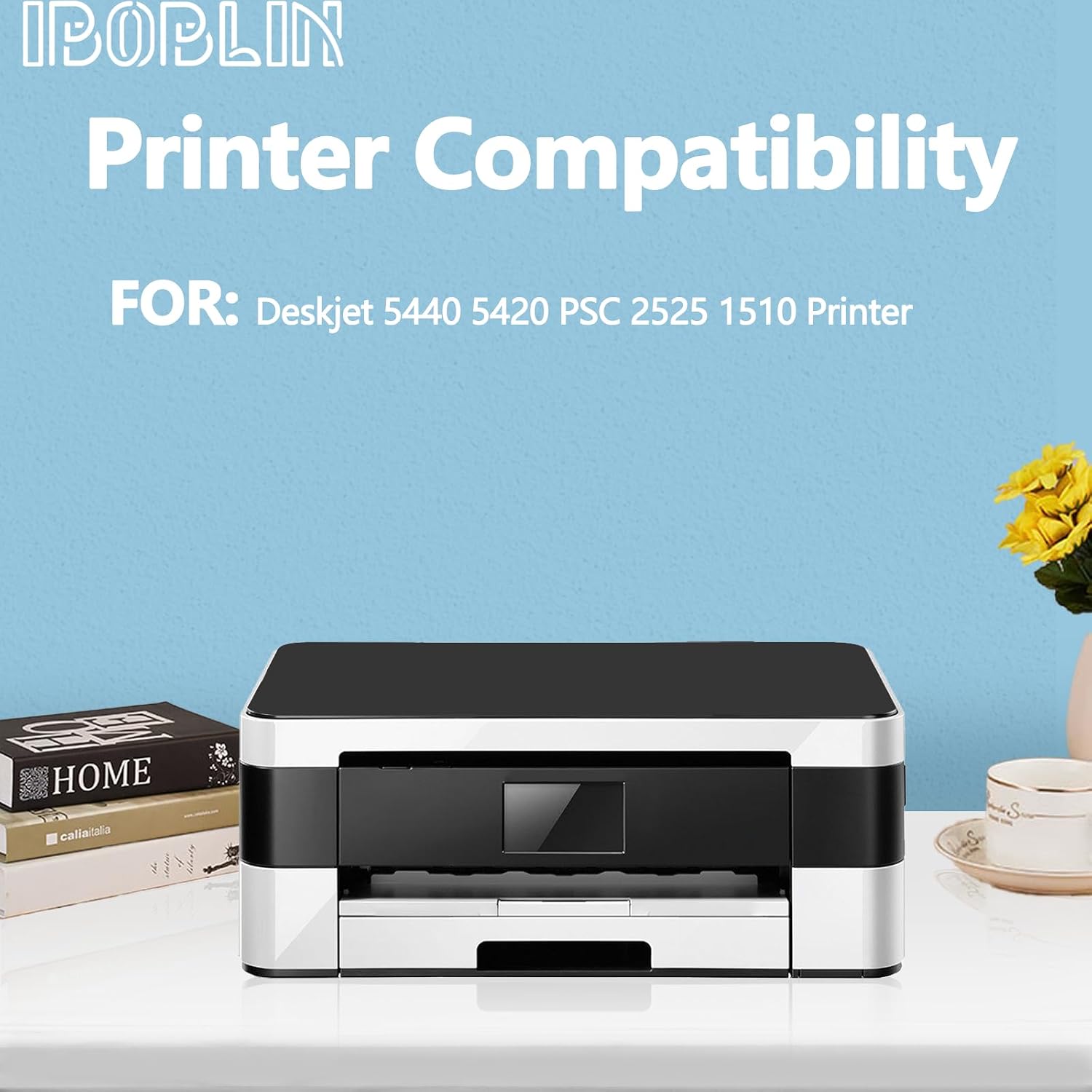 High Yield 92 93 XL Ink Cartridges Replacement for HP 92 93 Ink Cartridge Used for 92XL 93XL Photosmart C3150 C3180 7850 Deskjet 5440 5420 PSC 2525 1510 Printers (2pack,1 Black, 1 Tri-Color)