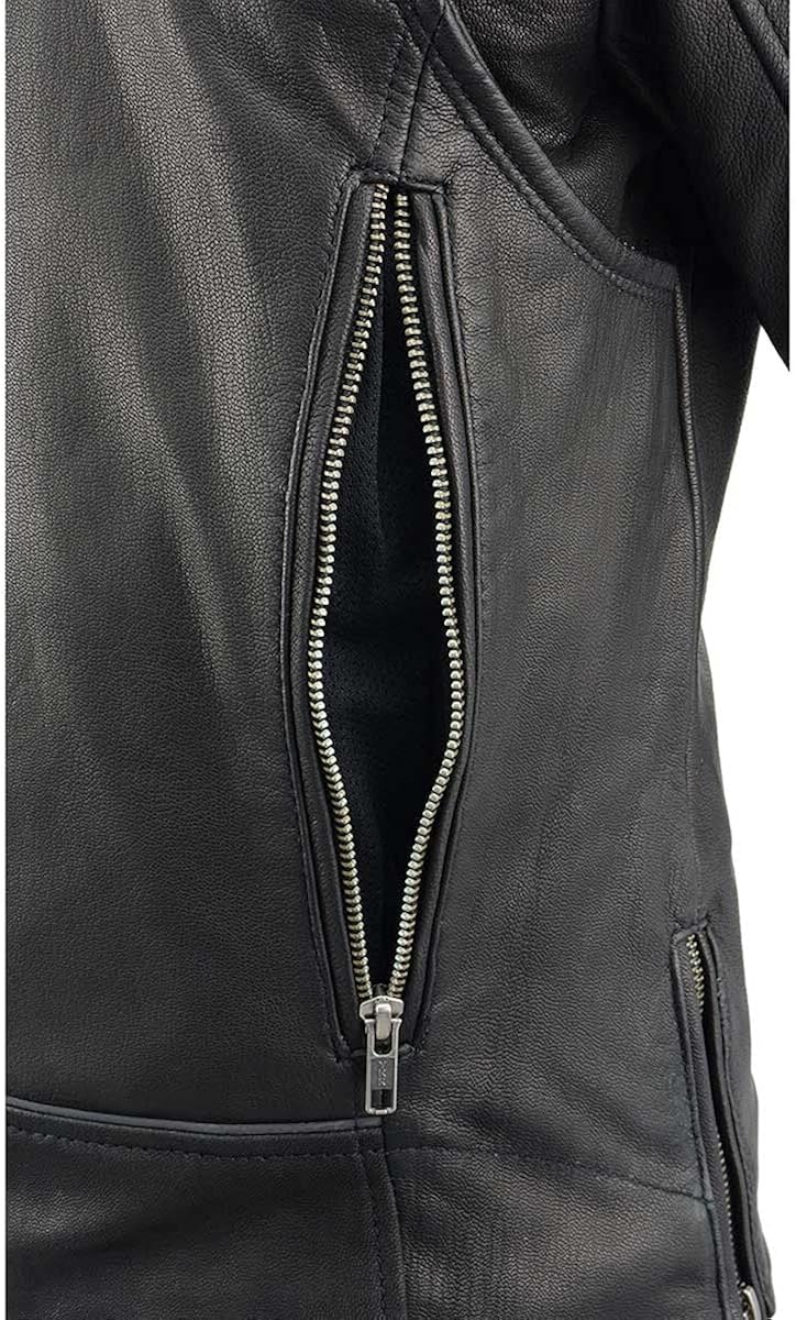 Milwaukee Leather Women's Vented Motorcycle Jacket : Automotive