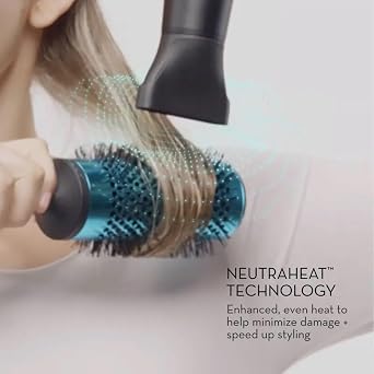 Neuro by Paul Mitchell Dry+ Folding Professional Travel Hair Dryer with Auto Dual Voltage for Worldwide Use, Lightweight + Portable, Includes Storage Bag