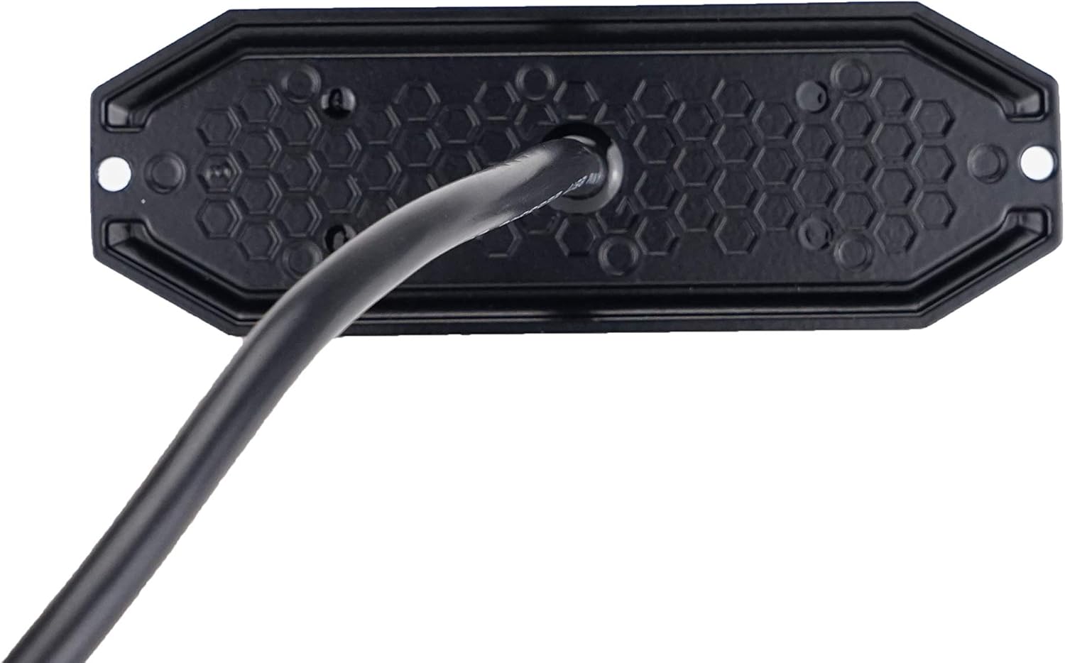 UT01 Surface Mount Warning Emergency Strobe Grille Light Head [SAE class 1] [Dual Color] [IP68] for Police and Tow Truck Construction Vehicle A/B/R/W (Amber/Red, 6 + 6 LED)