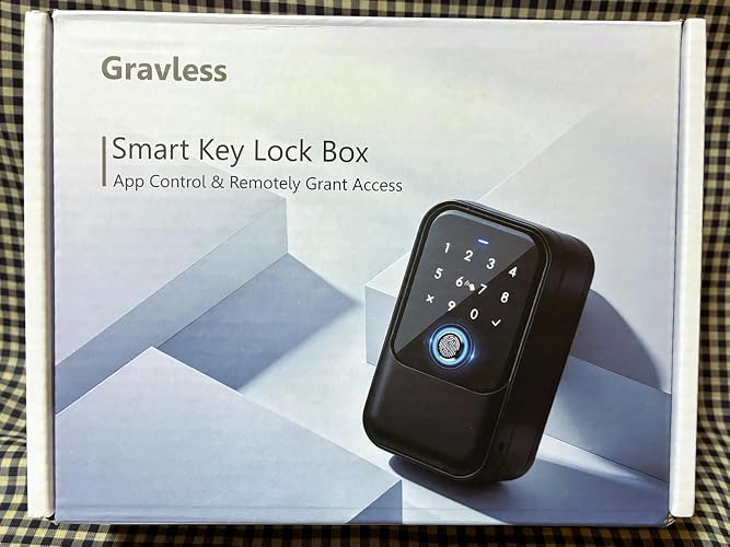 Smart Key Box, Fingerprint Authentication, Key Box, Outdoor