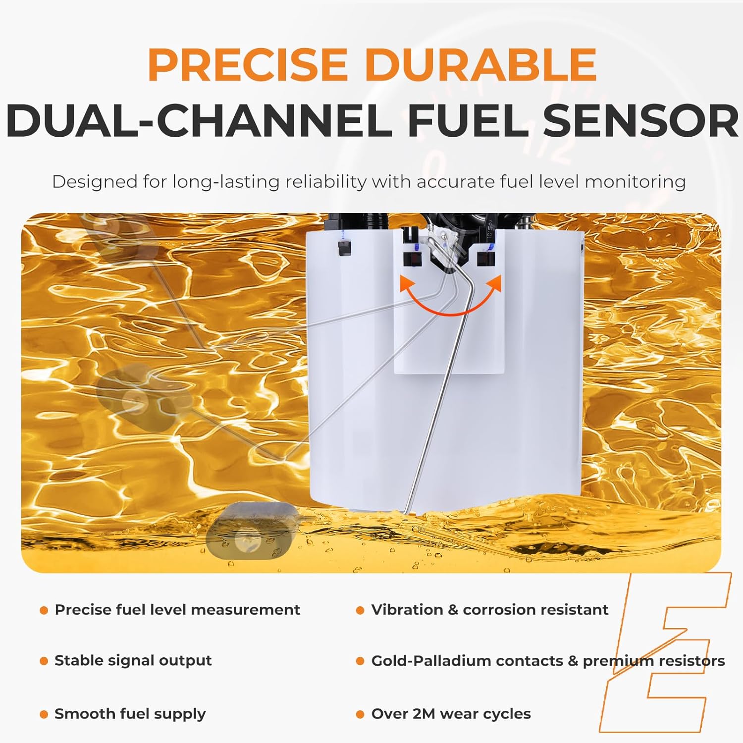 Autoexact Electric Fuel Pump Module Assembly Compatible with Cadillac Escalade ESV EXT 2009-2014, Chevy Suburban 1500 2008-2014, GMC Yukon XL 1500 5.3L 6.2L – Replace E3797M P76699M FG1055