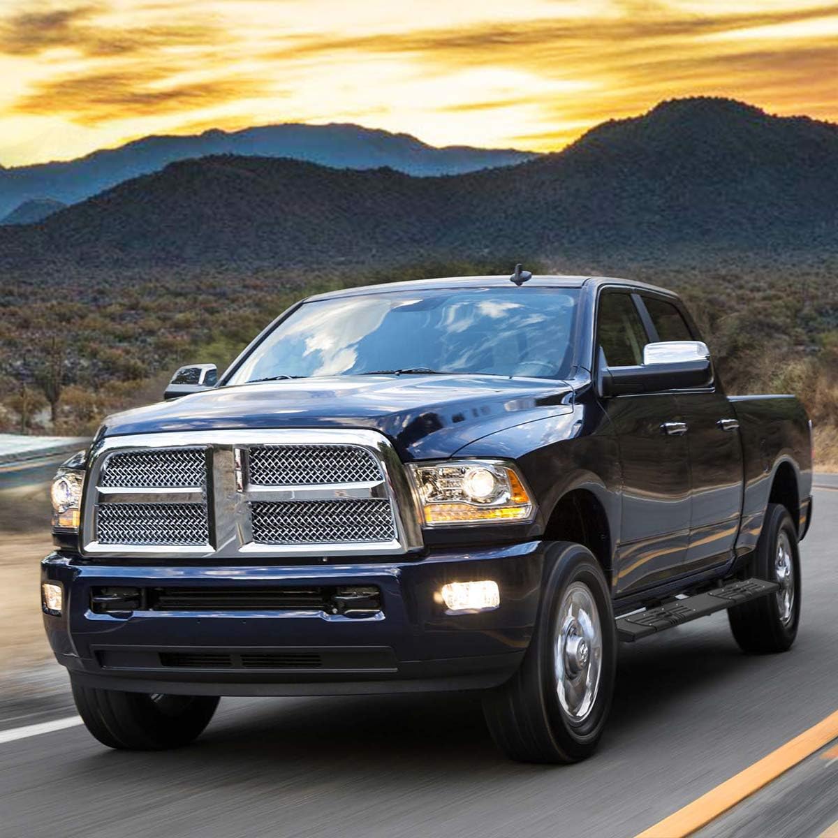 OEDRO 6.5" Running Boards Compatible with 2009-2018 Dodge Ram 1500, 2019-2023 1500 Classic (Not for 1500 New Body), 2010-2022 2500/3500 Crew Cab, Aluminum Alloy Side Steps Nerf Bars