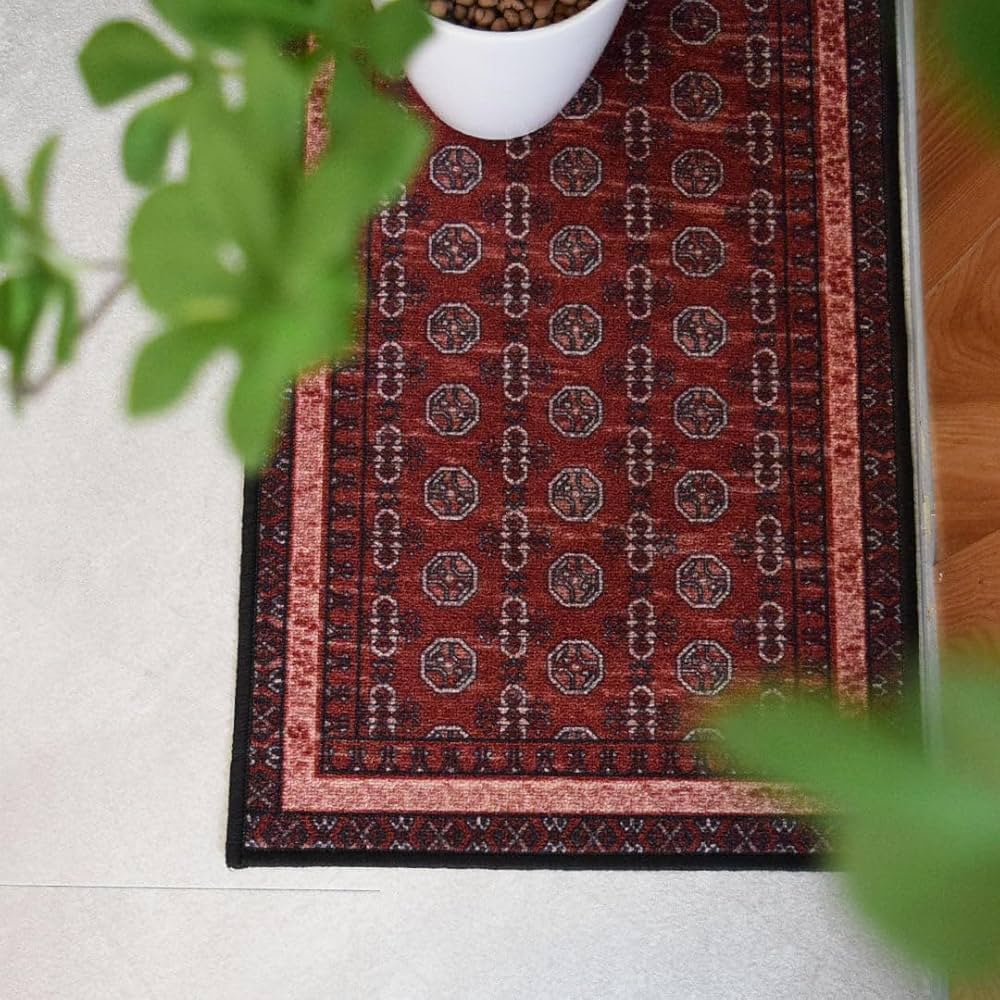 Amazon | TOCO LIFE ドラム式で洗える ヴィンテージ風ラグ