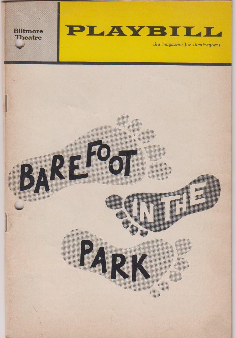 Barefoot in the Park Playbill Biltmore Theatre 1964 at Amazon's ...