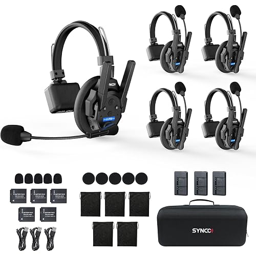 SYNCO XTALK XPRO5 Wireless Intercom Headset System for Events Documentary