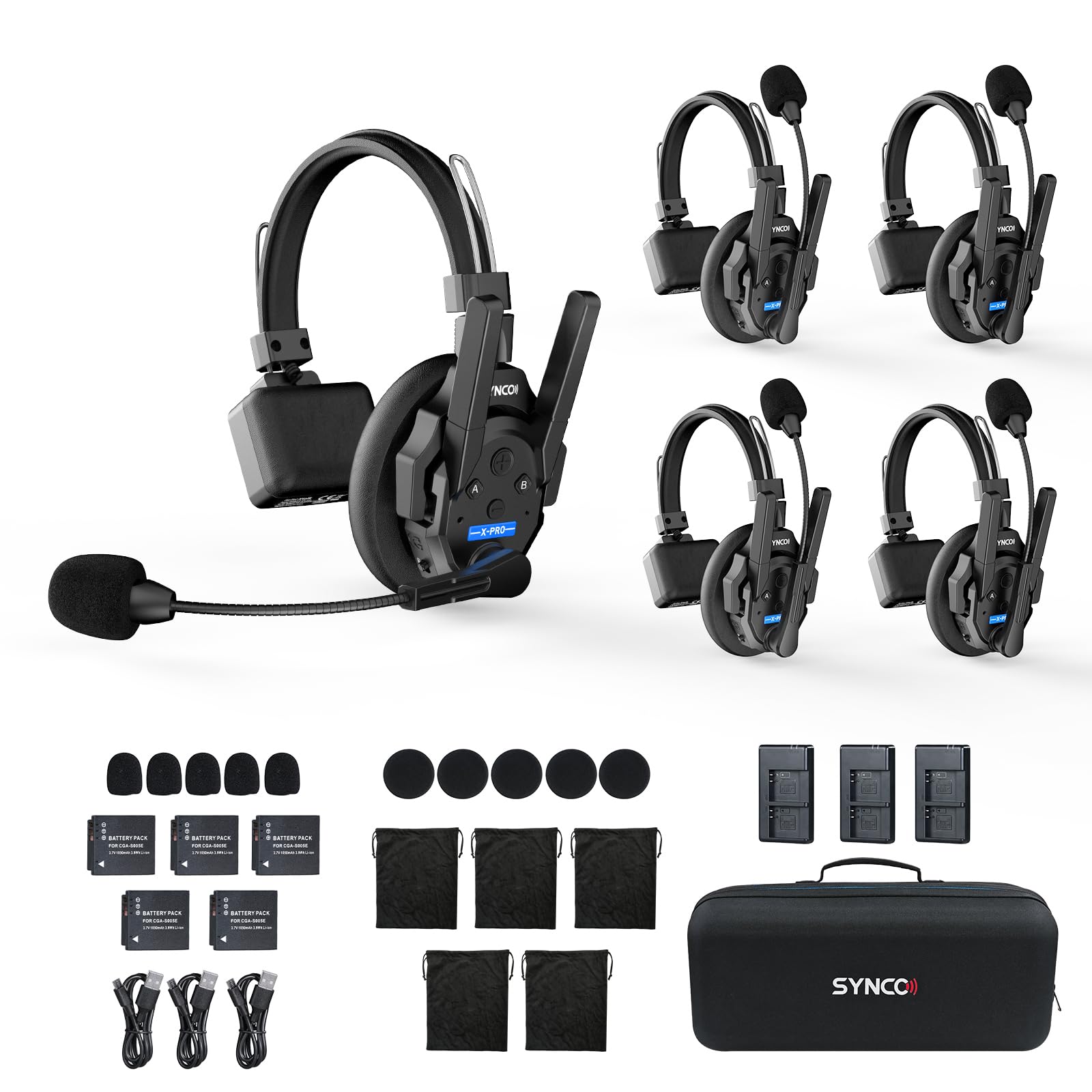 SYNCO XTALK XPRO5 ワイヤレスインカム (定価75,999円) Amazon.co.jp: SYNCO XTALK XPRO5 ワイヤレスインカムヘッドセット