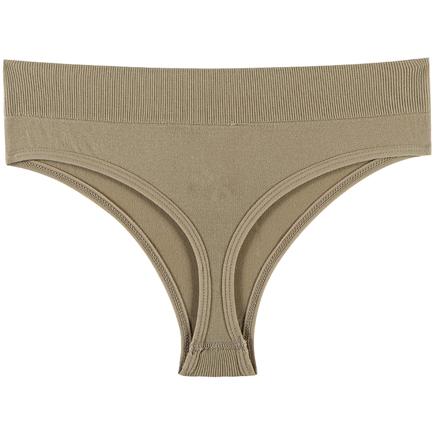 Loodgao Womens Seamless Thong Panties Stretchy Spandex Bikini Underwear Breathable G-Strings