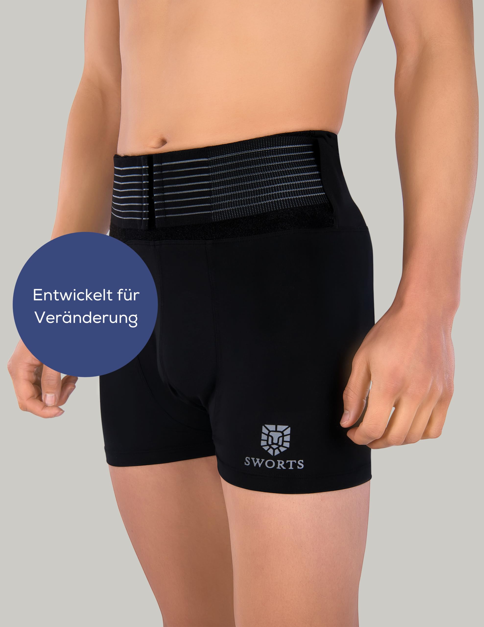 Ropa interior con faja lumbar para hombre, corrector recto, fibra de carbón de bambú, para deportes y uso diario