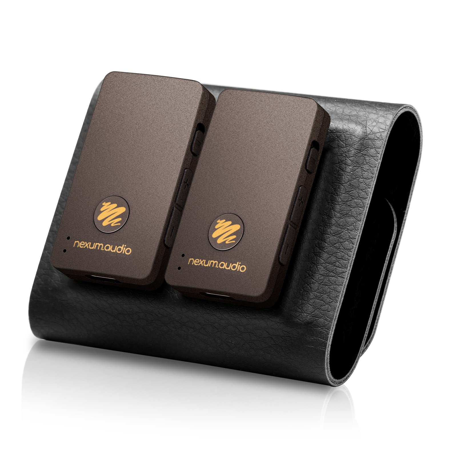 JChrocy Voce Bluetooth Broadcast Transceiver, 1 Transmitter Up to 1000 Receivers, Headphone Monitoring, Hearing Amplifier, Wireless Recording for Smartphone/Laptop/PC, Line in/Out, USB C