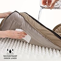 Vista 3 de INVENHO Orthopedic Dog Beds Large Sized, XL Washable Dog Sofa with Egg-Crate Foam, Waterproof Lining and Non-Skid Bottom