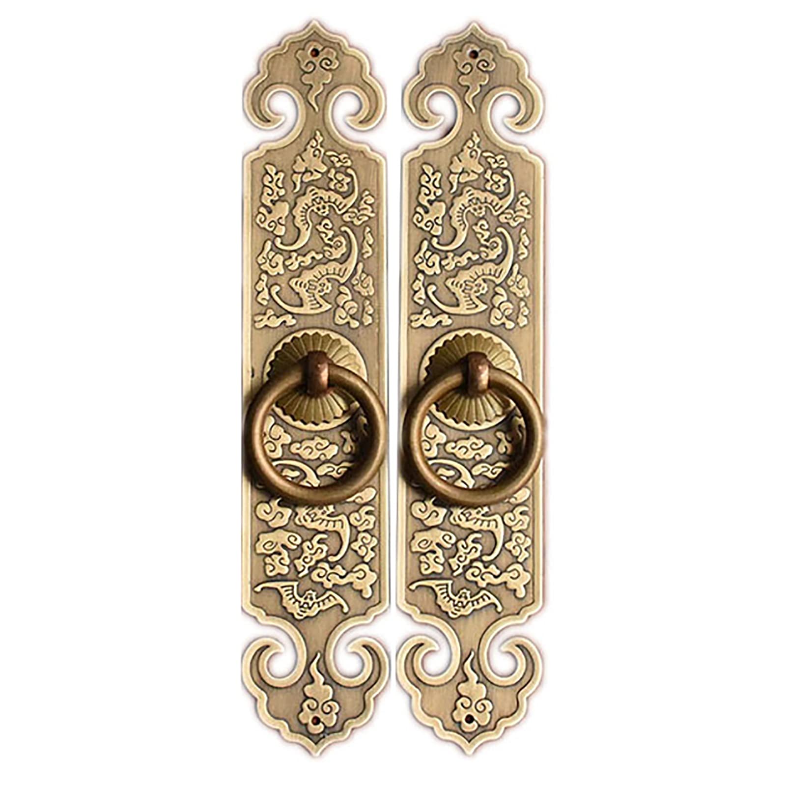 Poignées d'armoire en laiton antique 12cm et boutons de tirbouette pulls cabinet