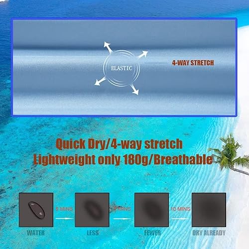 Miniatura 4 de Men's Swim Trunks Quick Dry Beach Board Shorts with Zipper Pockets and Mesh Lining Bathing Suit Swimwear