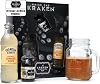 Kraken Spiced Rum Gift Set – Kraken Black Spiced Rum 50ml, Kraken Rum Glass and Premium Ginger Beer 200ml - The Perfect Storm Flavoured Rum, Boyfriend Gifts, Birthday - Alcohol Gift Sets for Men