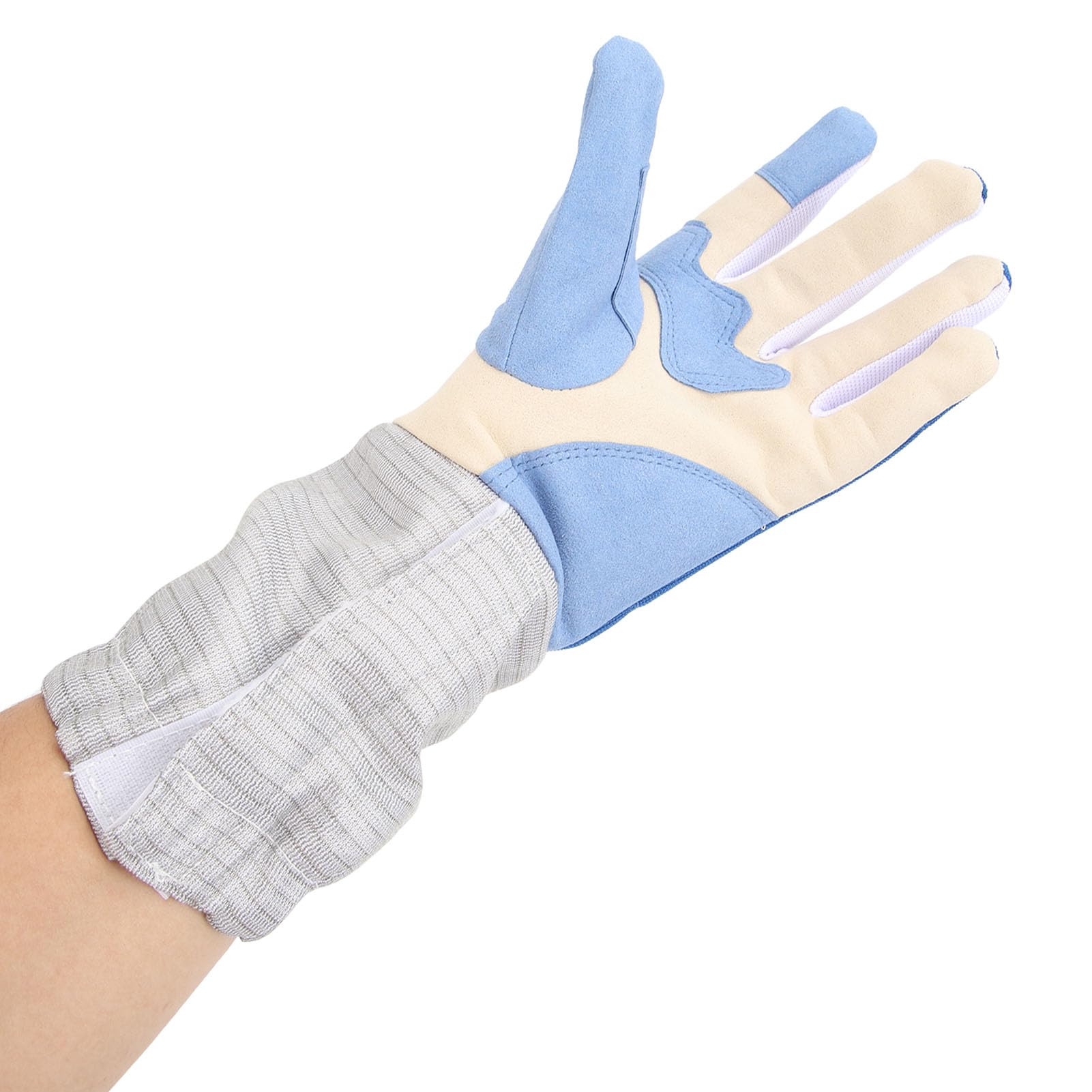 Non - Slip Fencing Glove Left Hand with Comfortable Fit and Extra Protection for Saber Fencing Training and Matches (M)