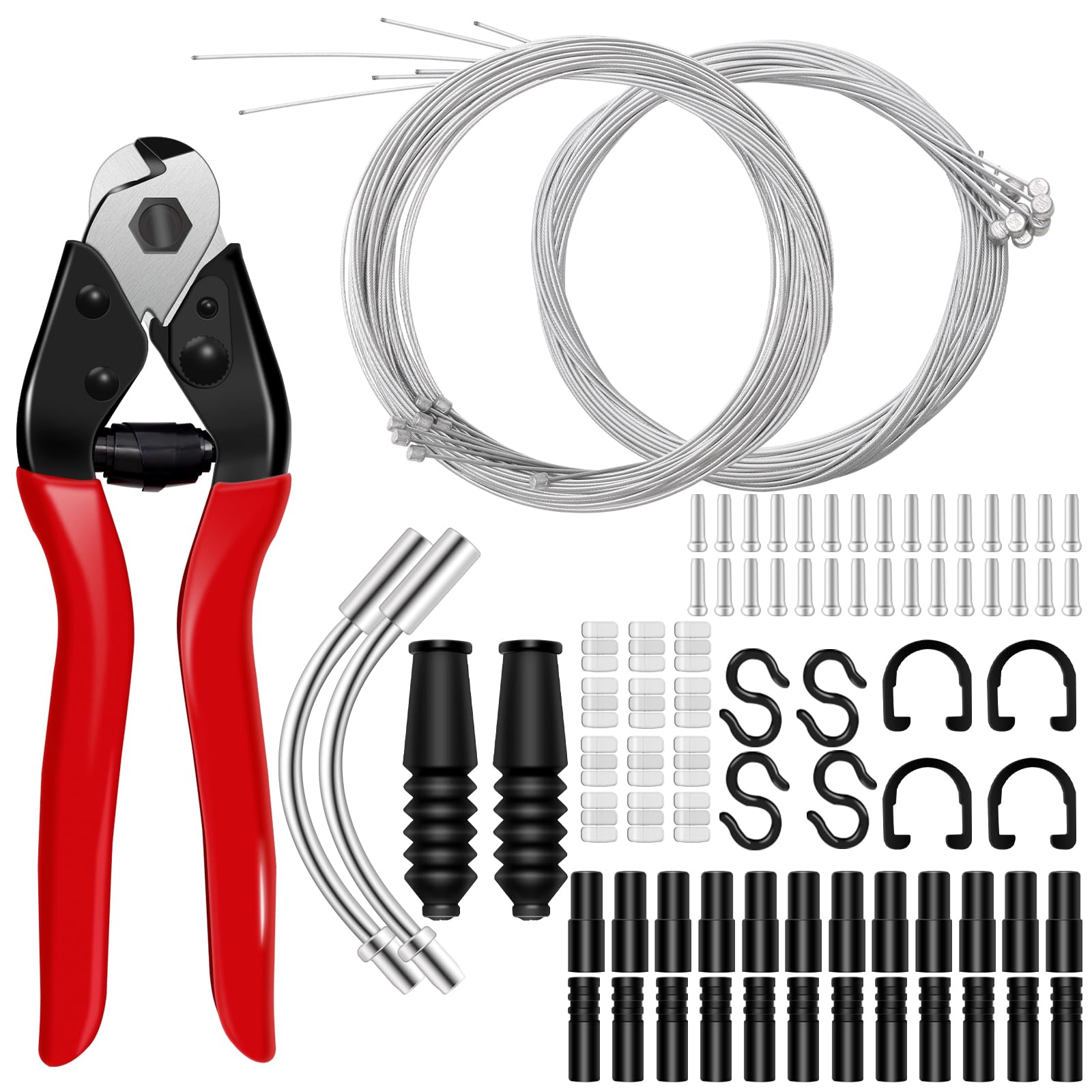 Bmx Parts 96PCS Bike Brake Cable Kit Universal Bike Cable Kit