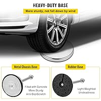 Vista 5 de VEVOR Cuerdas y postes de terciopelo, 8 piezas, cuerda de terciopelo rojo de 5 pies, poste de puntal con parte superior de bola, barreras de control