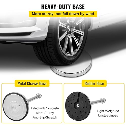 Miniatura 5 de VEVOR Cuerdas y postes de terciopelo, 8 piezas, cuerda de terciopelo rojo de 5 pies, poste de puntal con parte superior de bola, barreras de control