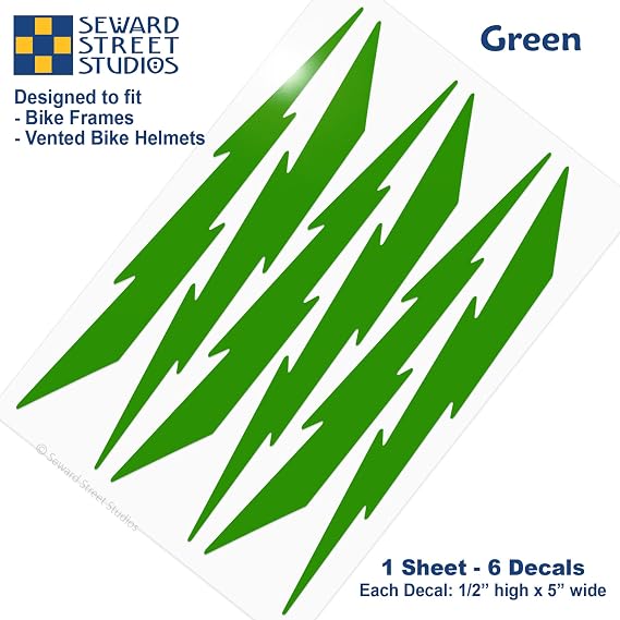 Seward Reflective Decals Lightning Set Lightning Reflector Safety Sticker Kit Street Studios