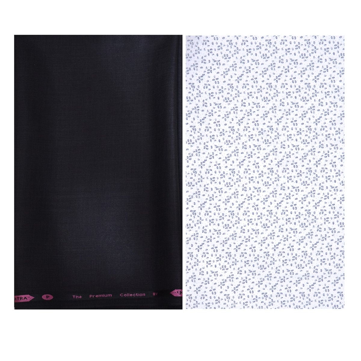 kundan sulz gwalior Men's Executive Pure Cotton Printed Shirt Piece & Fancy Black Formal Trouser Fabric Combo Set ( 1 Pant and Shirt Piece for Men ) (1.30 & 1.60 Meters)-picture-32