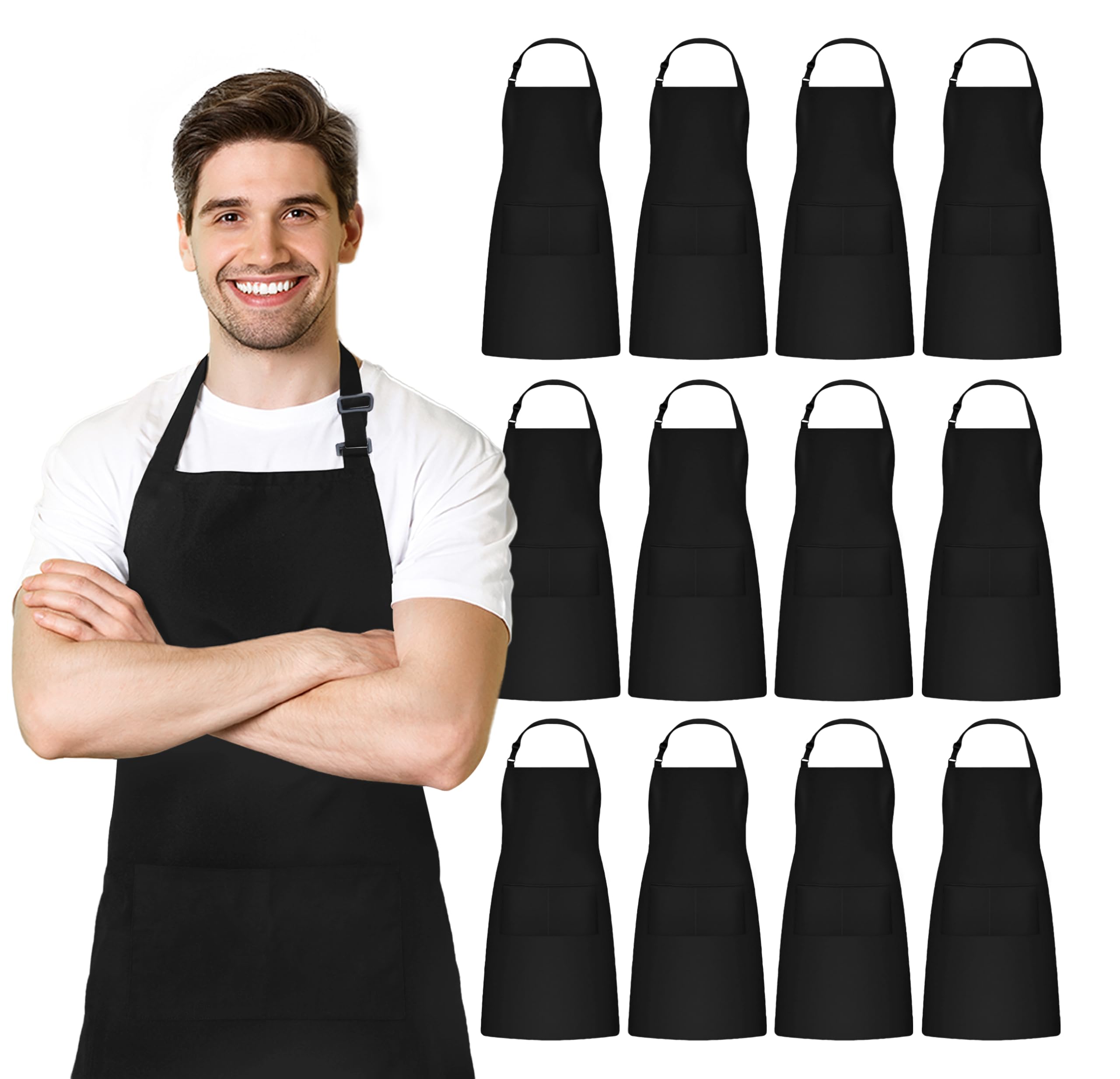 Avalon Textile Adjustable Bib Apron