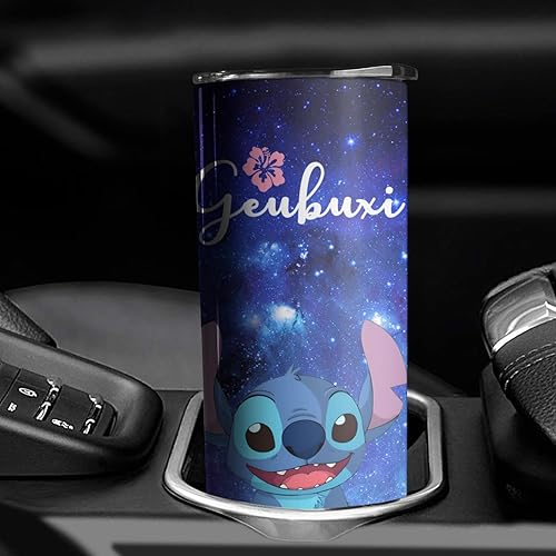 Miniatura 3 de Divertida botella de agua de dibujos animados para adultos, taza de acero inoxidable para niños con popote y tapa, taza térmica de 20 onzas, regalo