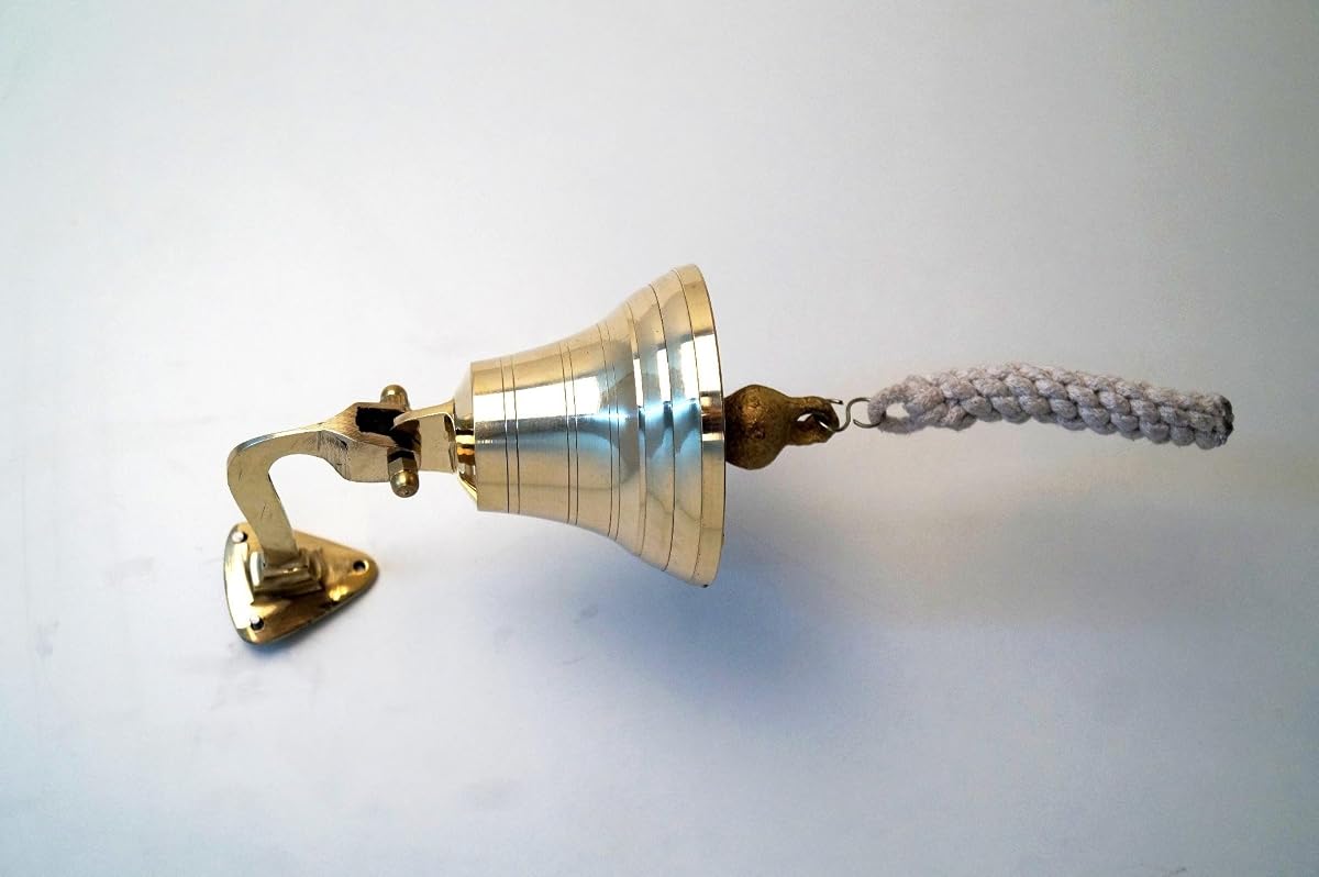 tucasa Vintage Brass Door Bell-M