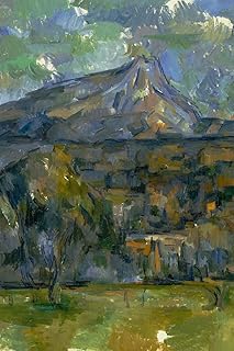 Art Journal: Paul Cézanne - Mont Sainte-Victoire - Art Cover College Ruled Notebook | 110 Pages
