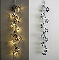 Vista 1 de SAILINGSTORY Glass Fishing Float String Light 2" Buoy Balls Nautical Coastal Beach Christmas Decoration Ornaments